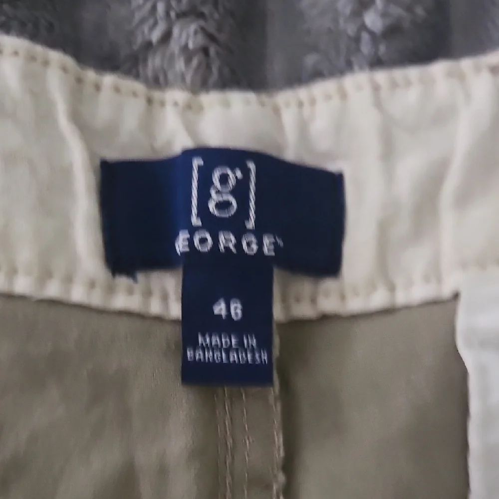 George Men's Chino Pants - Dark Gray, Khaki, Light Gray - Picture 4 of 4